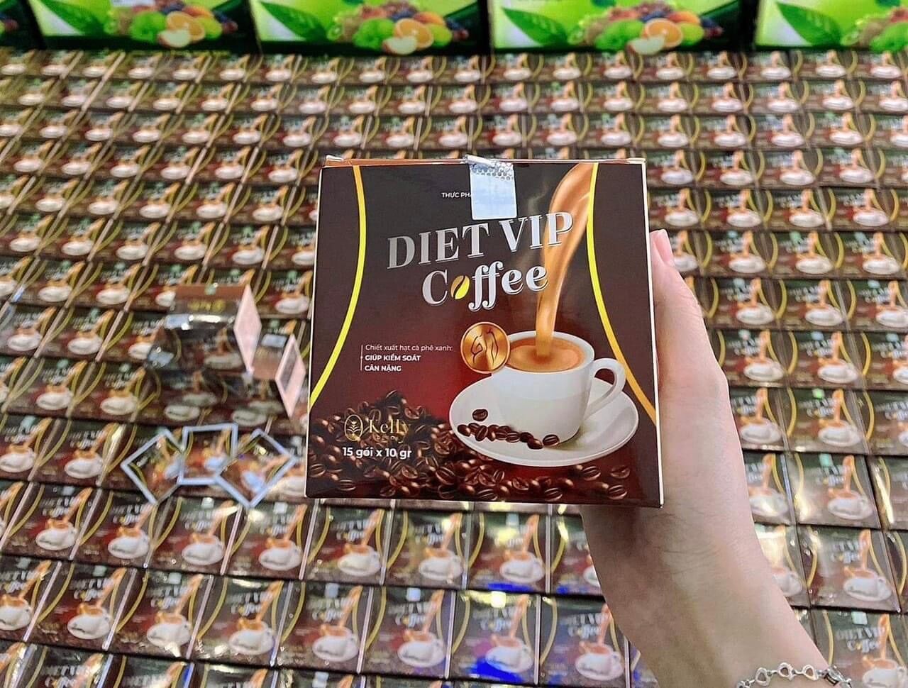 Cà Phê Giảm Cân Diet Vip đã sản xuất lại (MẪU CŨ CHỈ THAY BAO BÌ)