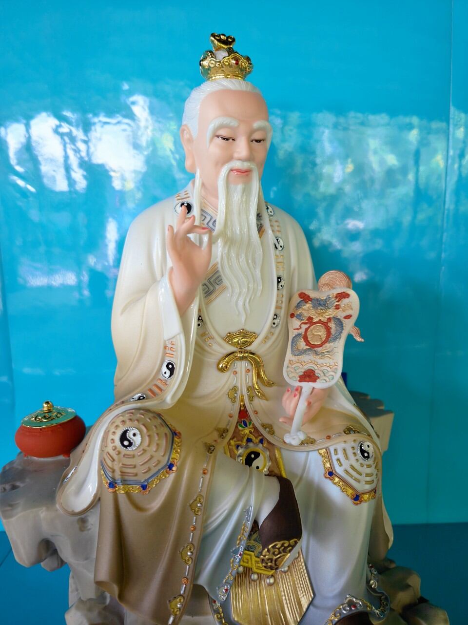 Tượng Thái Thượng Lão Quân cao 30cm