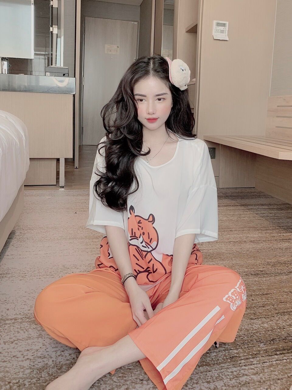 Bộ mago hổ cam Chất vải siêu mềm