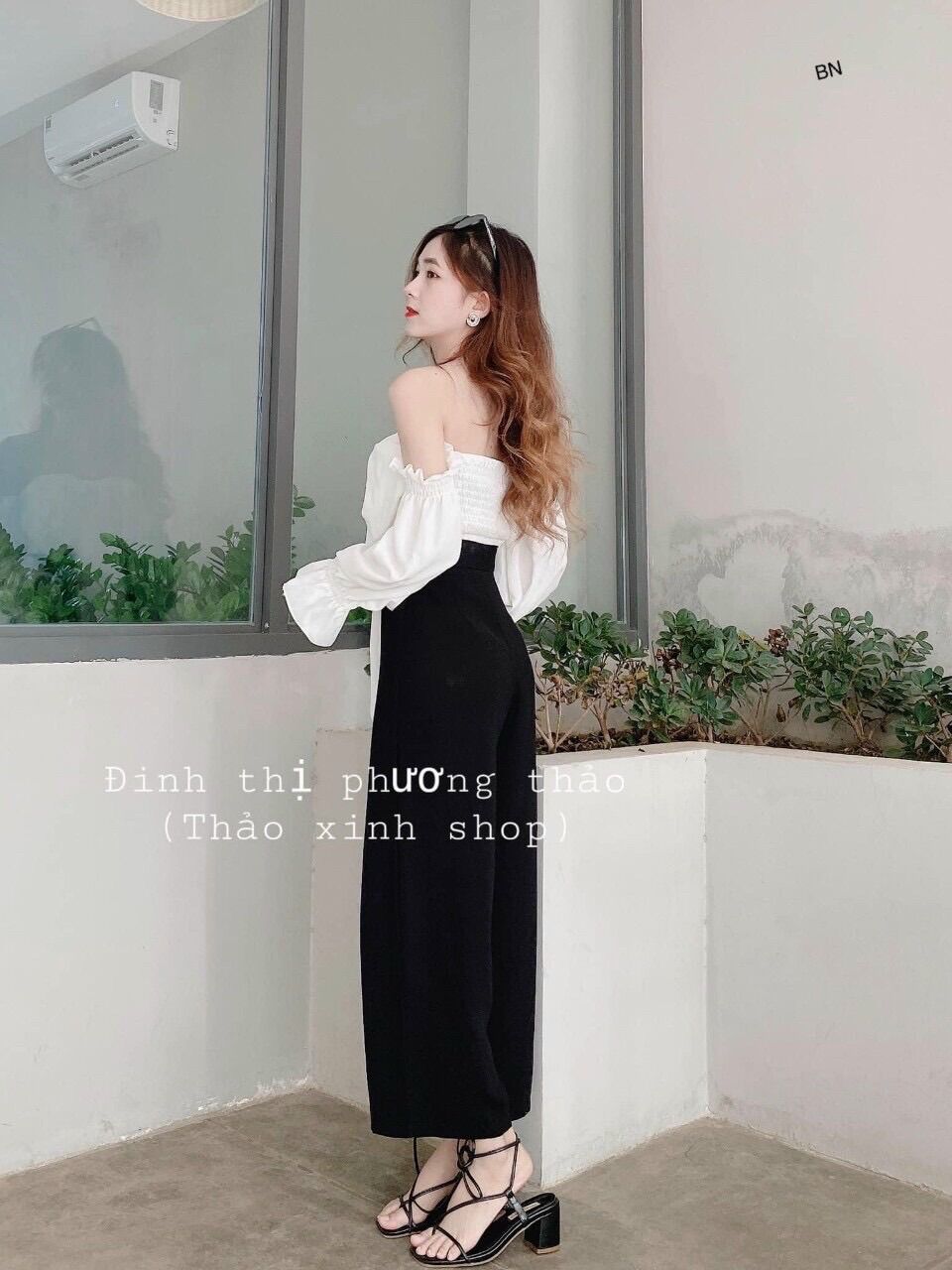 Áo bẹt vai nơ to 30A