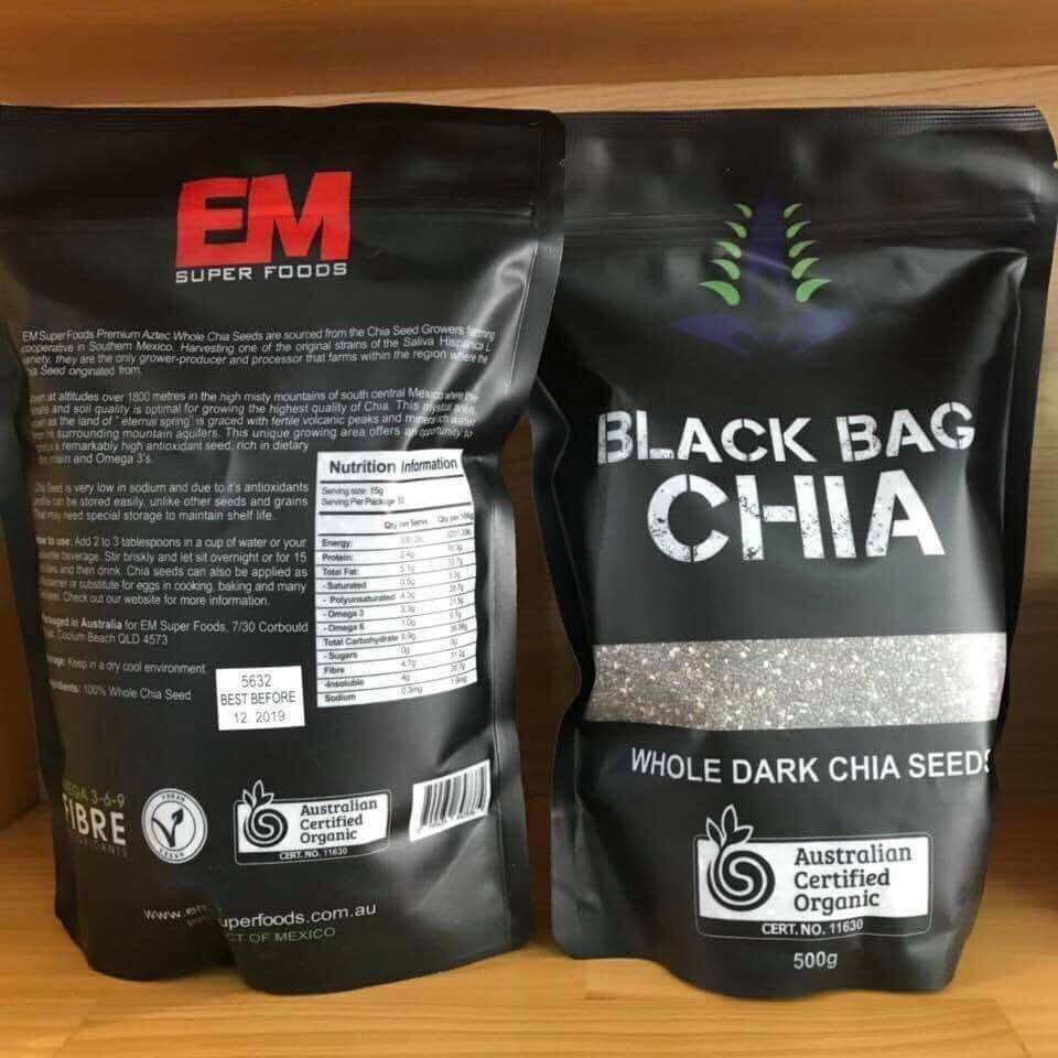 Hạt chia đen úc 67k/ gói 500gr