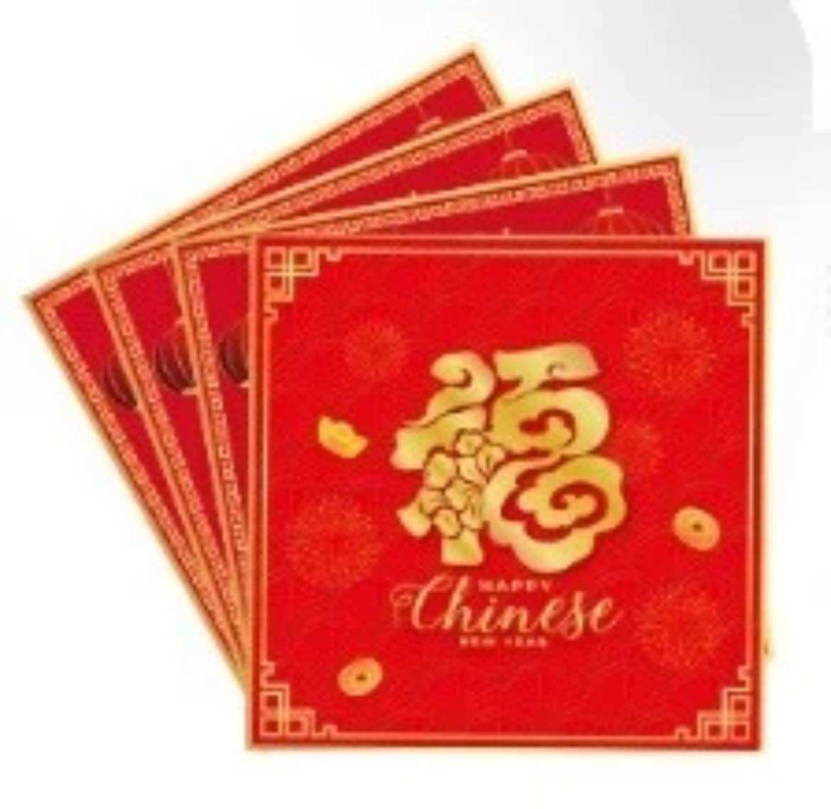 Dĩa, ly, khăn giấy, khăn trãi bàn set tiệc Năm mới