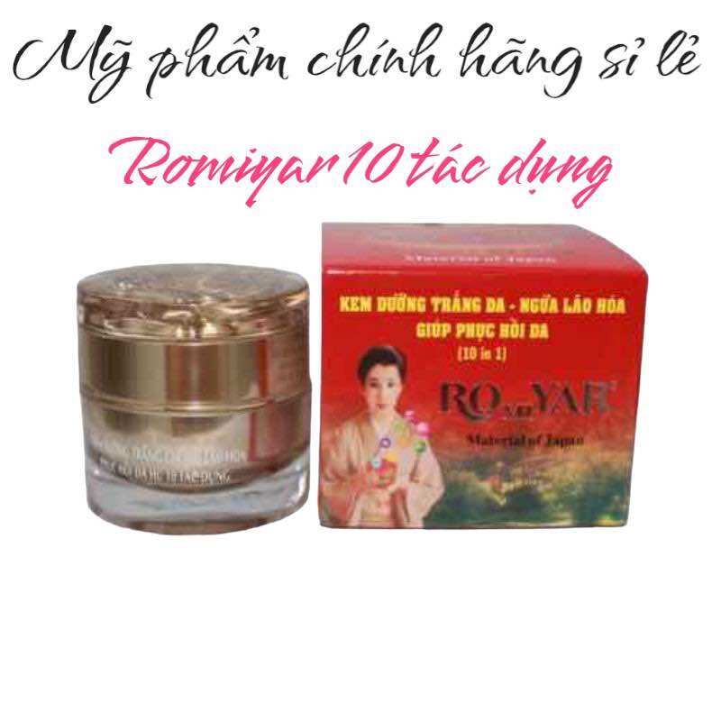 Kem romiyar dưỡng trắng da 10 tác dụng