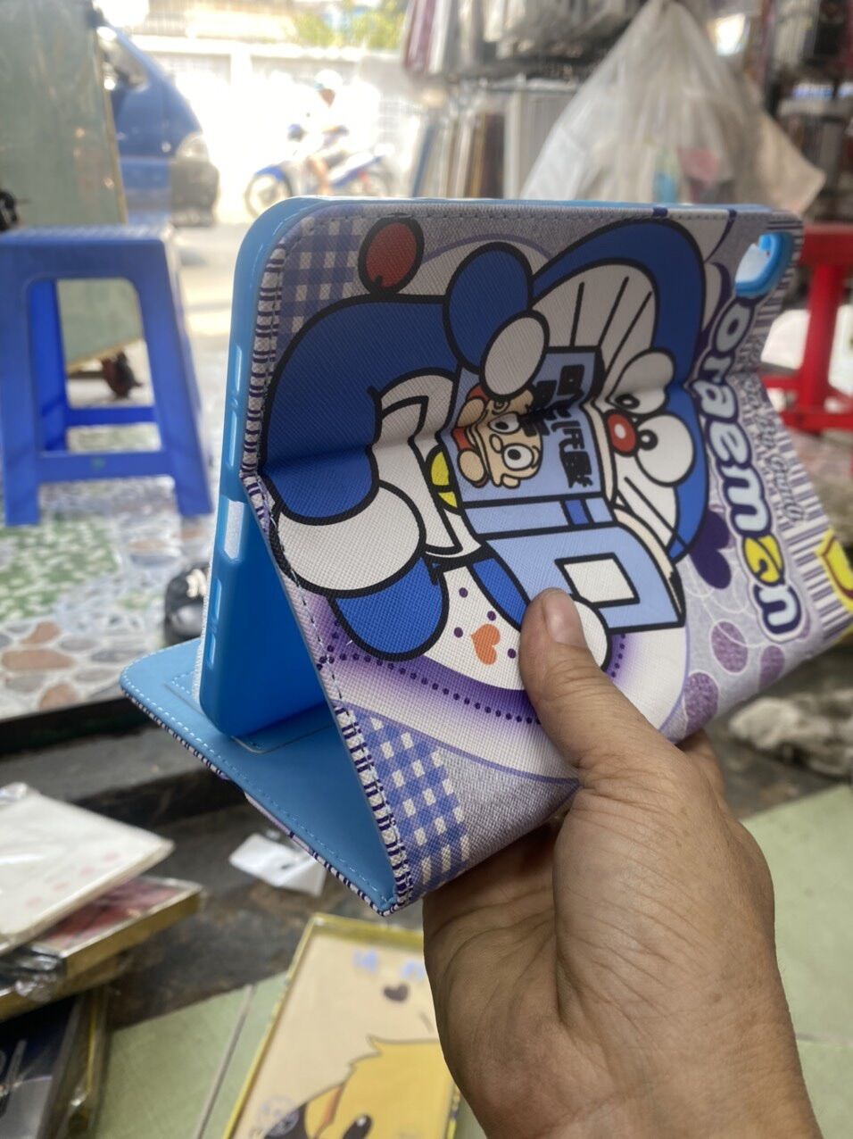 Bao da IPad Mini6 ; Mini5 ; Mini 4 3 2 1 hình kitty và doẻmon
