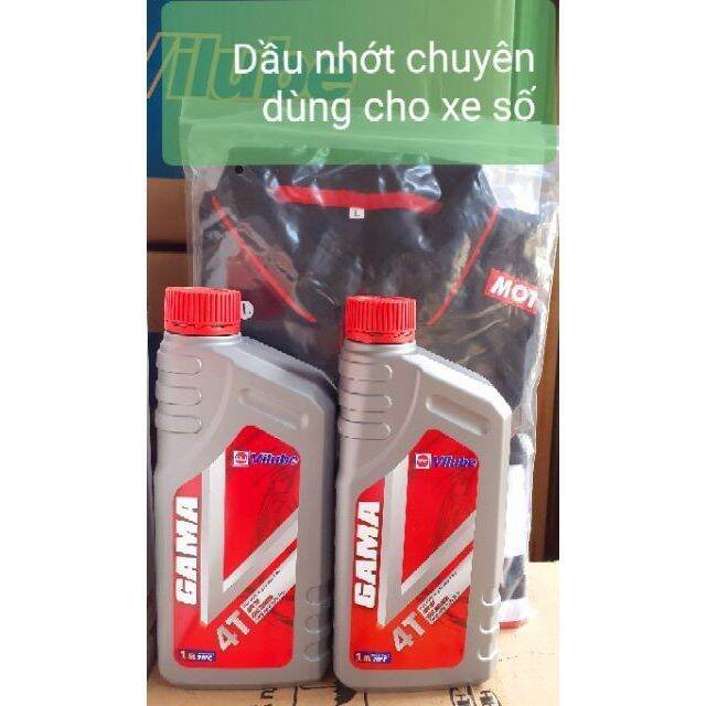 Combo gồm 2 chai dầu nhớt dung tích 1 lít