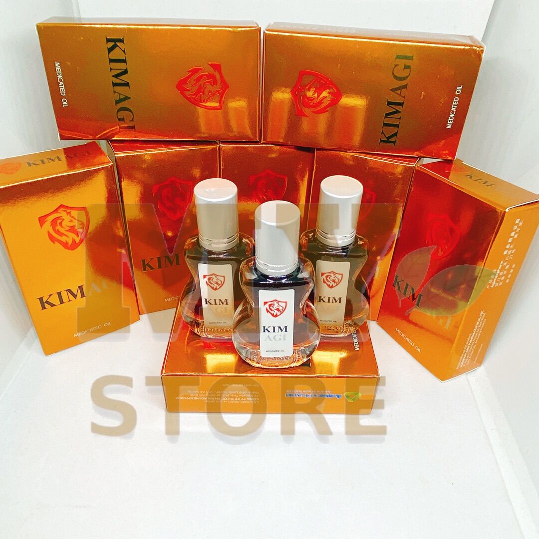 ( Chính Hãng) Dầu Lăn Kimagi Nâu Hương Nước Hoa 9ml