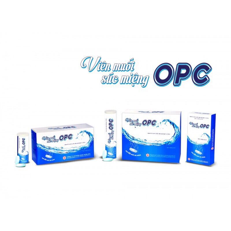 Viên muối súc miệng OPC ( Tuýp 10 viên )