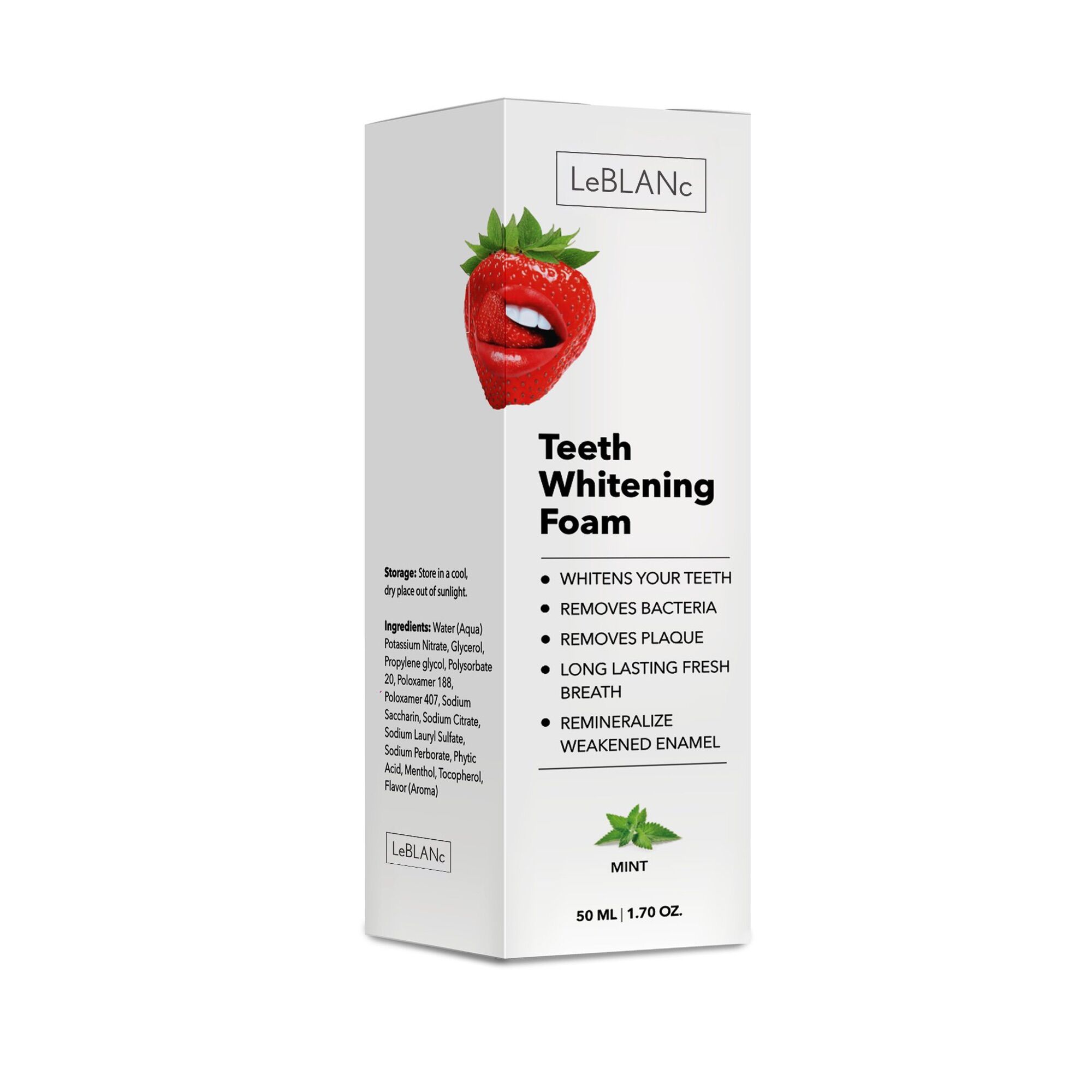 BỌT TẨY TRẮNG RĂNG, FOAM TRẮNG RĂNG LEBLANC