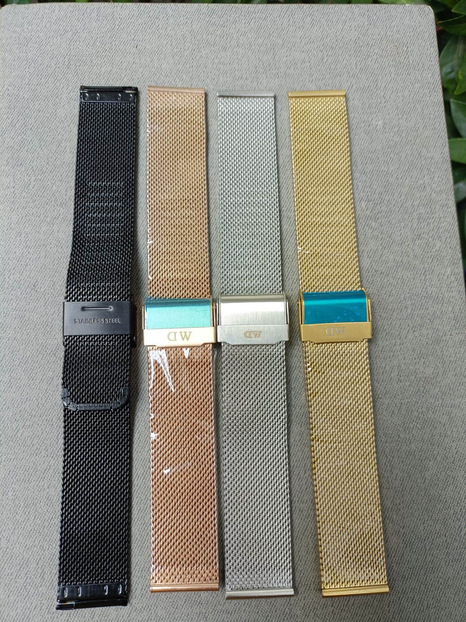 Dây đồng hồ lưới thép DW đủ size( Tặng kèm dụng cụ thay dây)