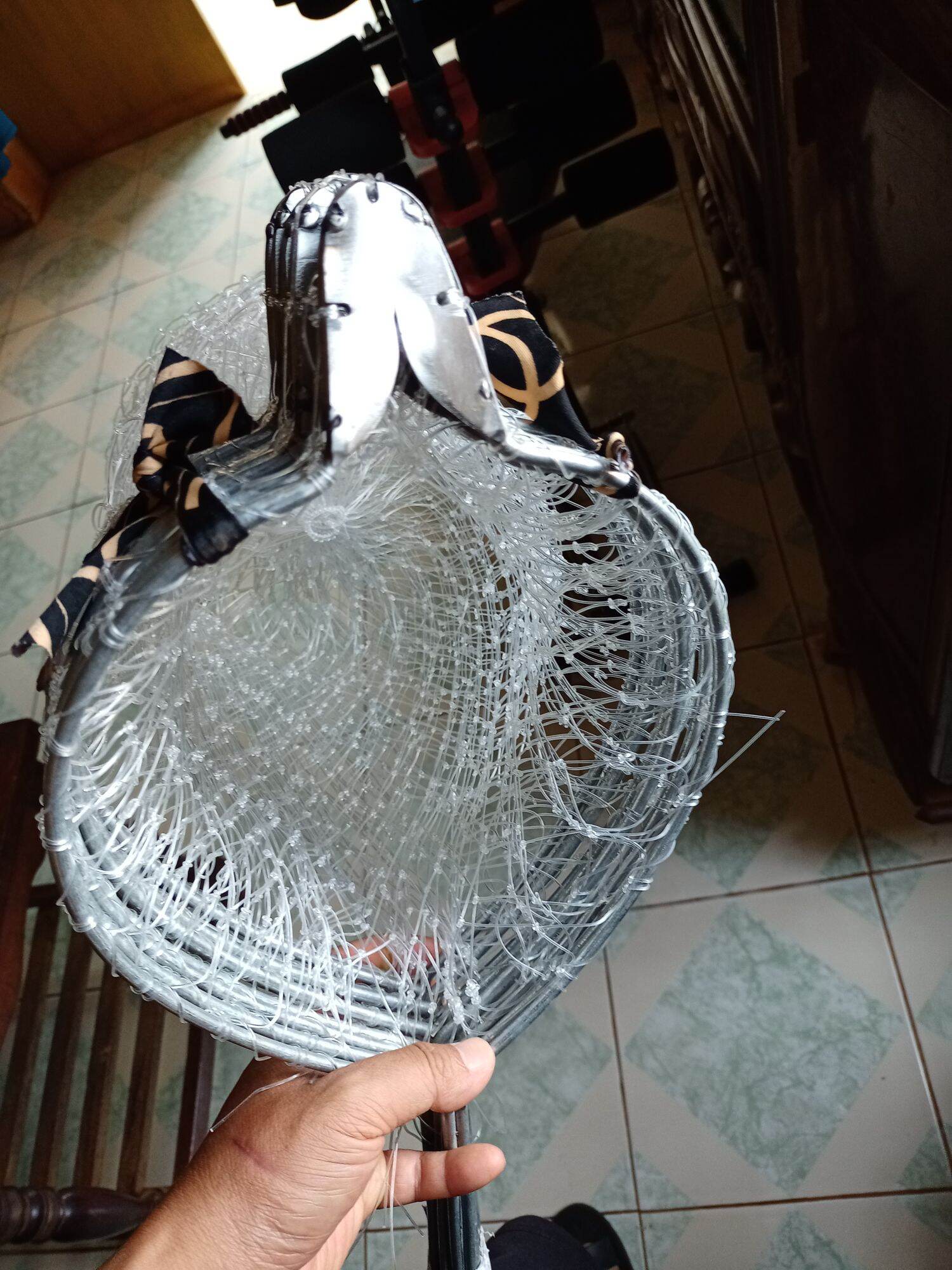 bộ sào vợt inox rút gọn 4m thu gọn còn 1,1m