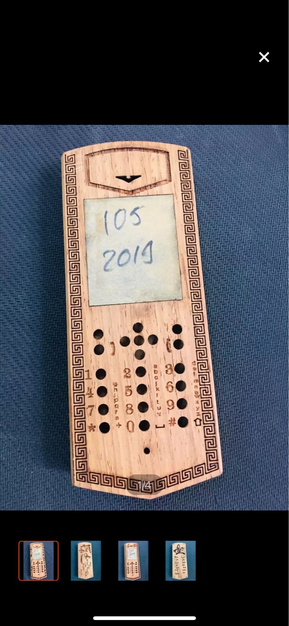 [HCM] Vỏ gỗ cho điện thoại Nokia 105 năm 2019