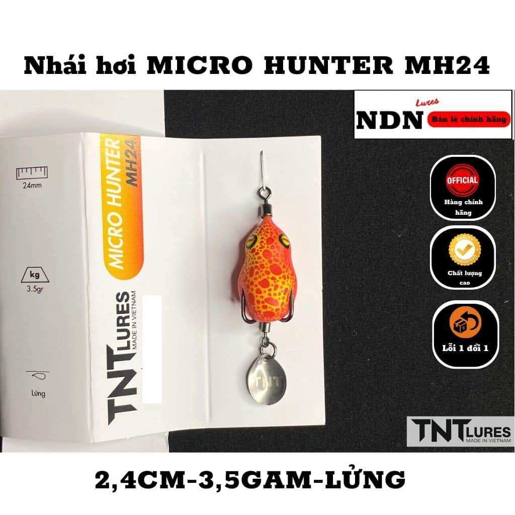 mồi câu lure nhái hơi mini mh24 ( chuyên cho cần ul )