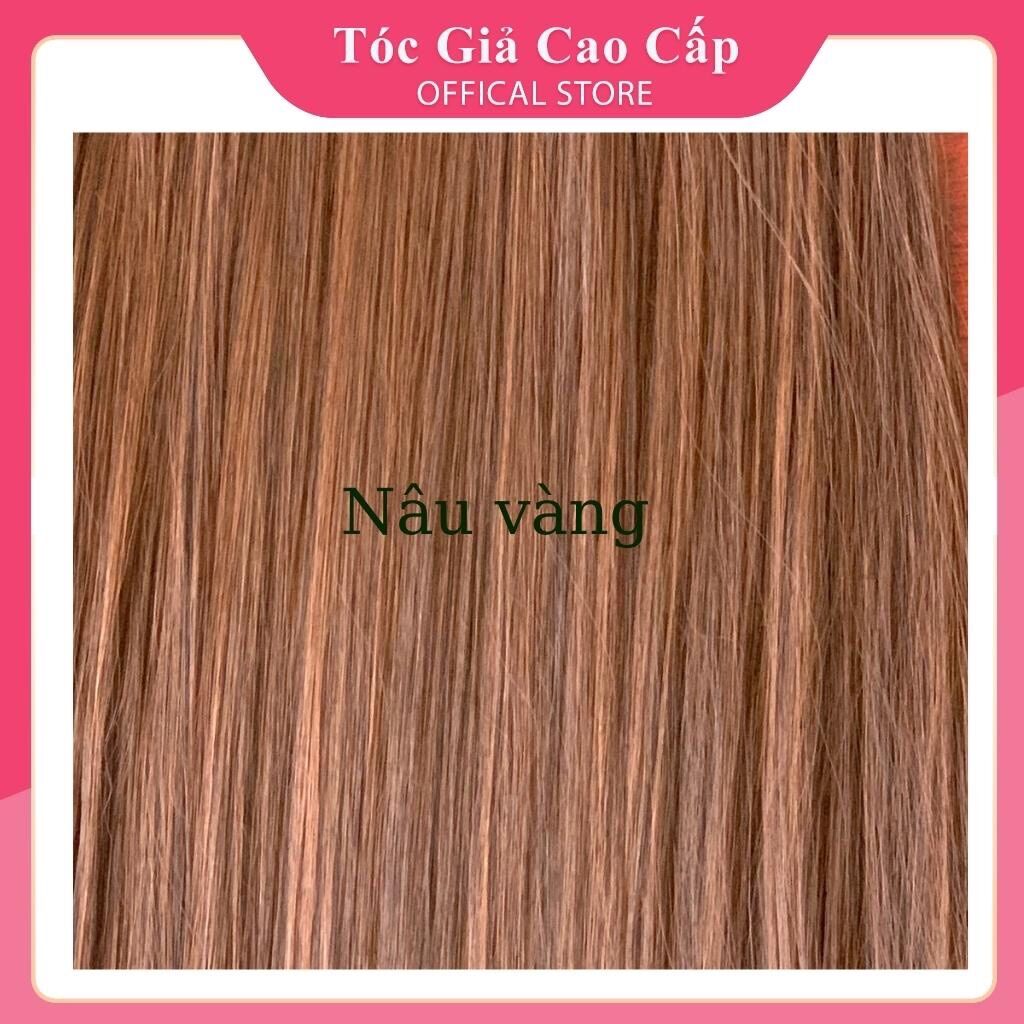Tóc giả kẹp phồng dày tóc ❇️tơ dệt cao cấp ❇️