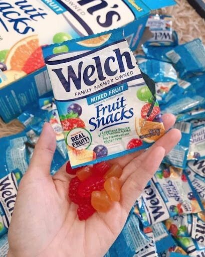 KẸO DẺO TRÁI CÂY WELCH'S FRUIT SNACKS MỸ - HÀNG CHÍNH HÃNG - KẸO BỔ SUNG VITAMIN TỐT CHO SỨC KHỎE