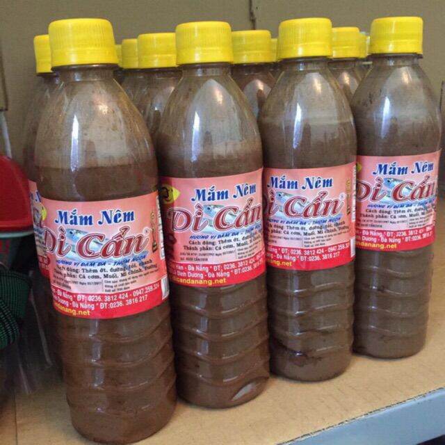 Mắm Nêm Dì Cẩn chai 500g