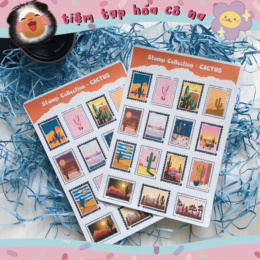 - Sticker / Hình dán chủ đề CATUS - tiemtaphoacona