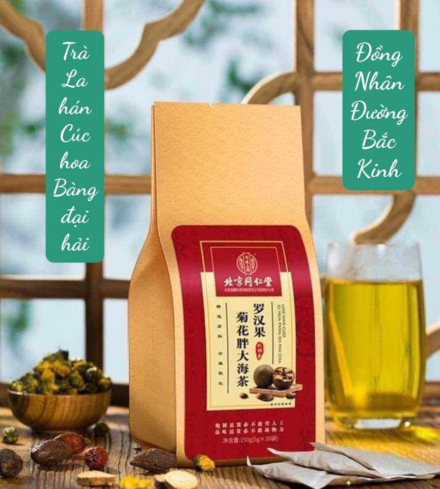 Trà thảo dược la hán cúc hoa bàng đại hải