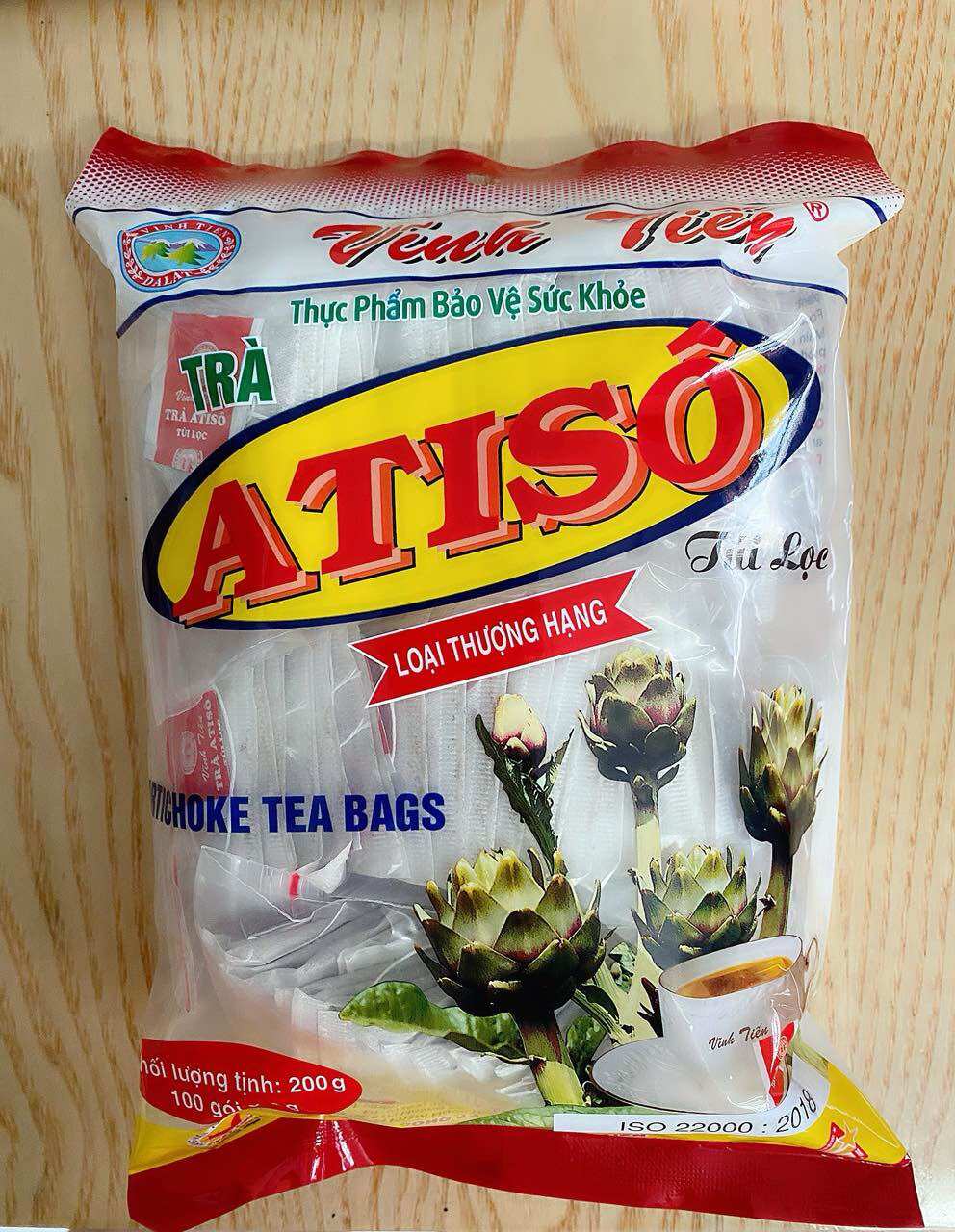 [HCM]TRÀ ATISO VĨNH TIẾN ĐỎ 200G