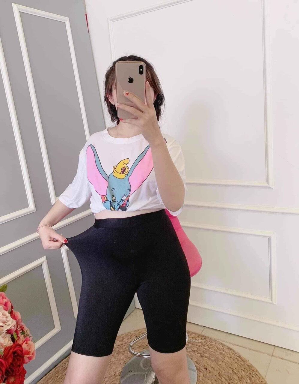quâng legging ngố thun cotton co giãn 4 chiều