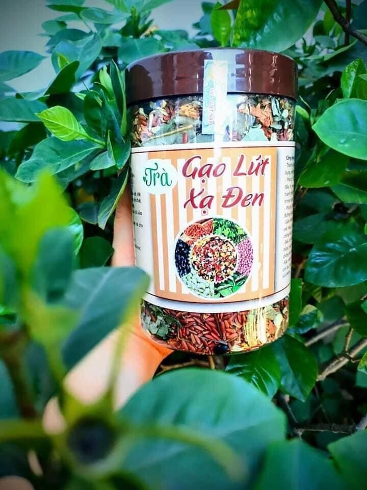 Trà gạo lứt xạ đen 🍃🍃 hộp 500gr
