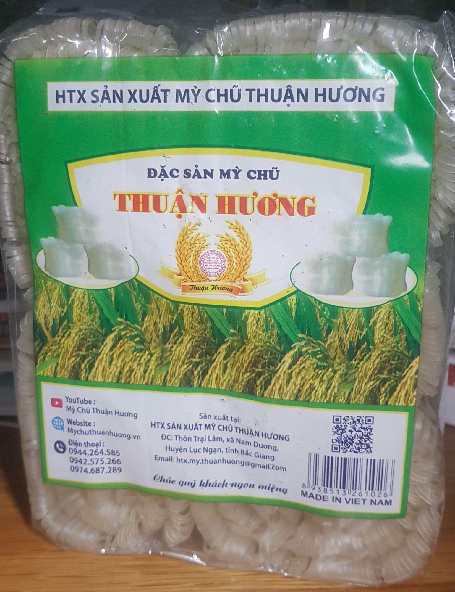Mì chũ Thuận Hương (Lục Ngạn, Bắc Giang), phở khô gói 800gr