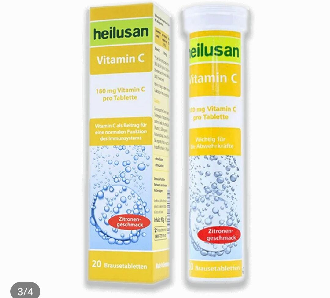 Viên Sủi vitamin C Heilusan giúp bổ sung vitaminC, tăng đề kháng