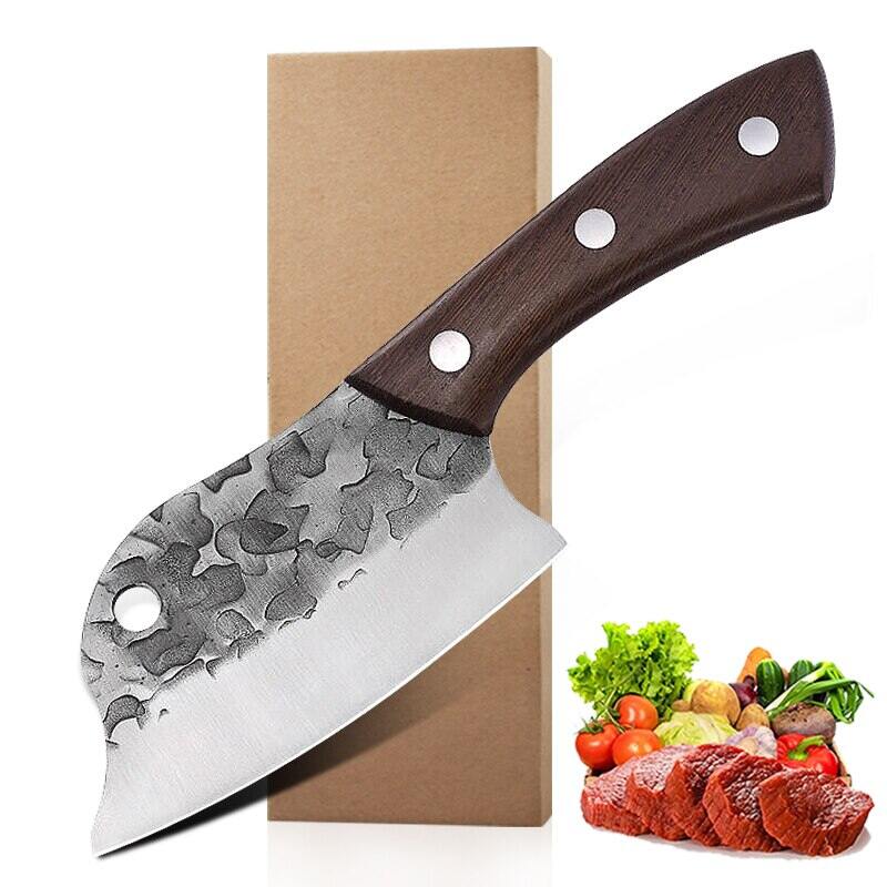 Thịt Cleaver tay giả mạo đầy đủ tang nhà bếp dao siêu sắc nét đầu bếp dao boning dao butcher dao cho nhà bếp BBQ