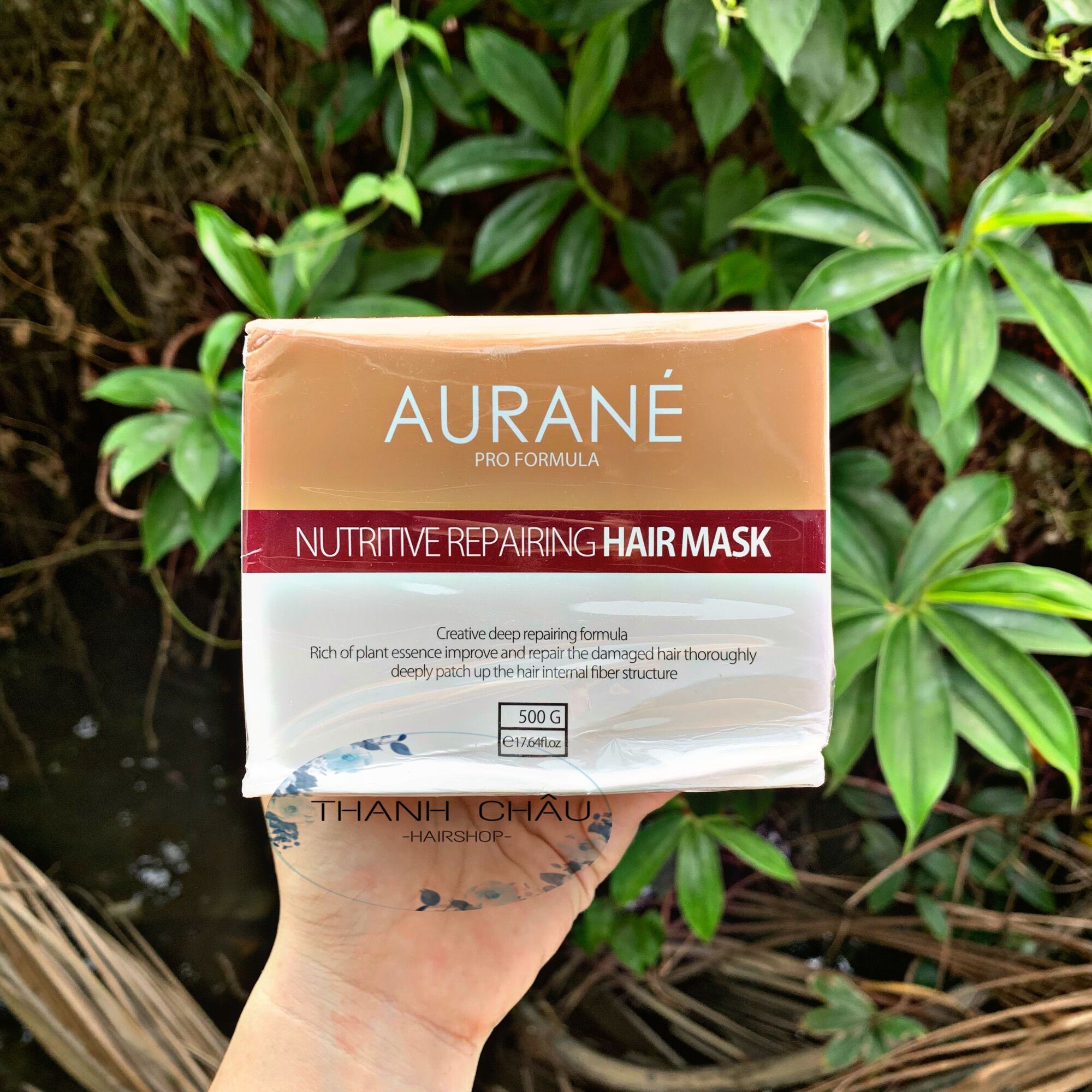 ( Mặt nạ ) hấp dầu tái tạo tóc Aurane Phục hồi tóc hư tổn 500ml