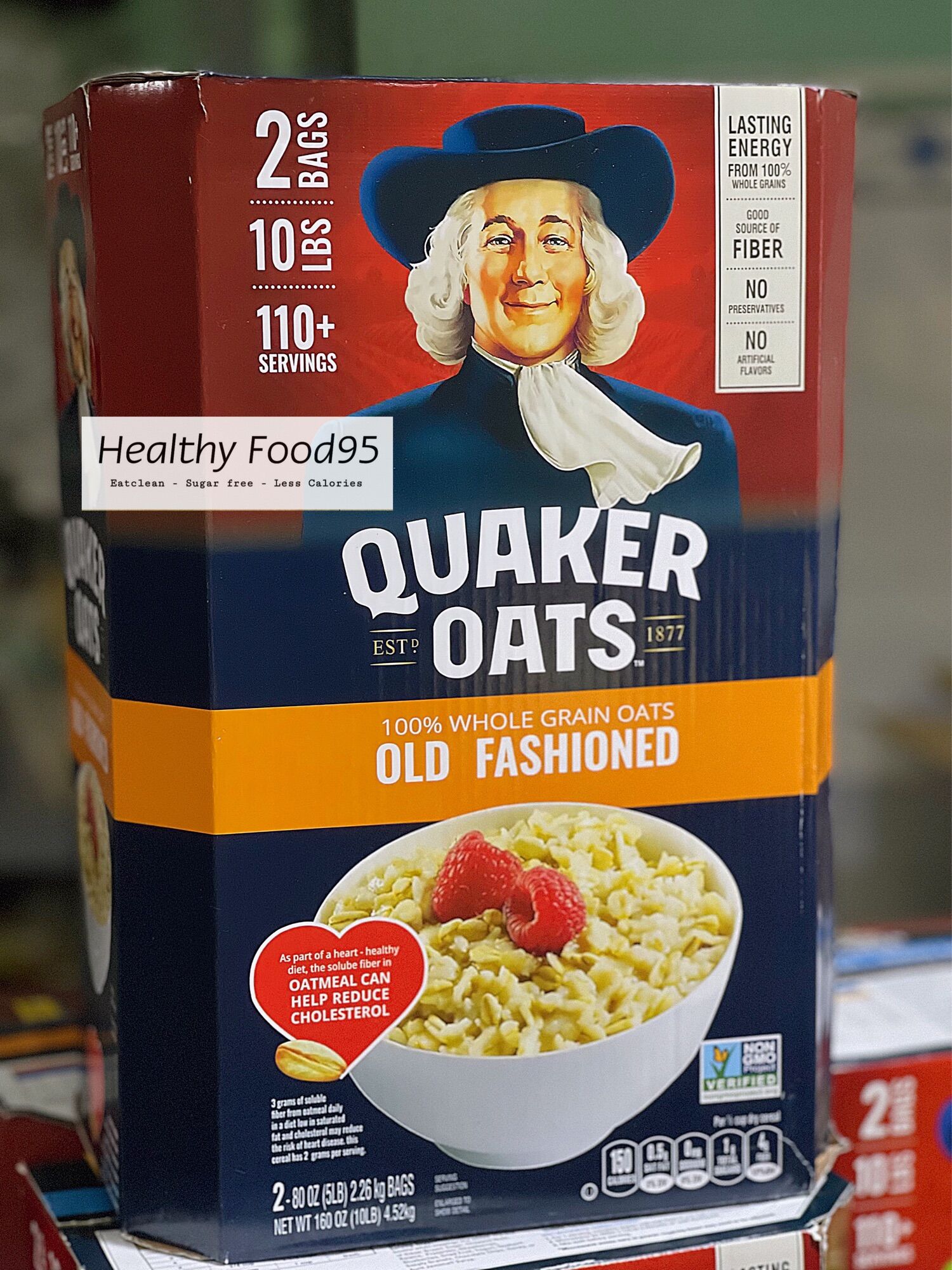Yến mạch cán dẹp quaker