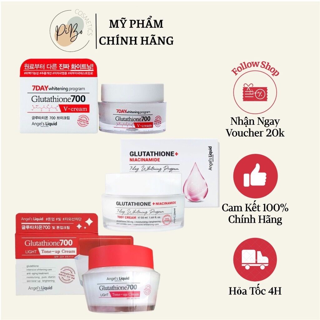 Kem dưỡng trắng da 7  DAY GLUTATHIONE 700 50ml