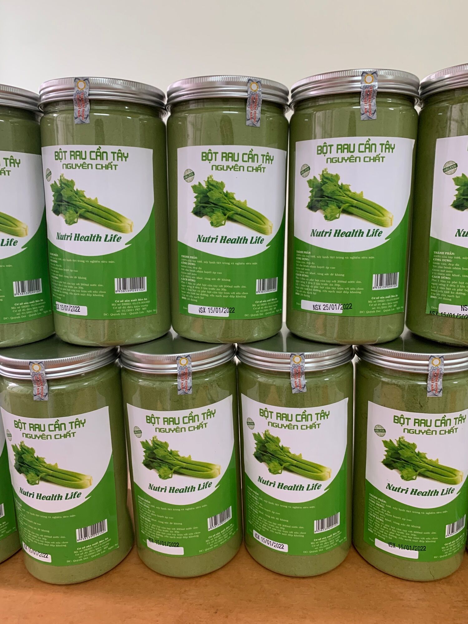 Bột cần tây giảm cân hộp 500g