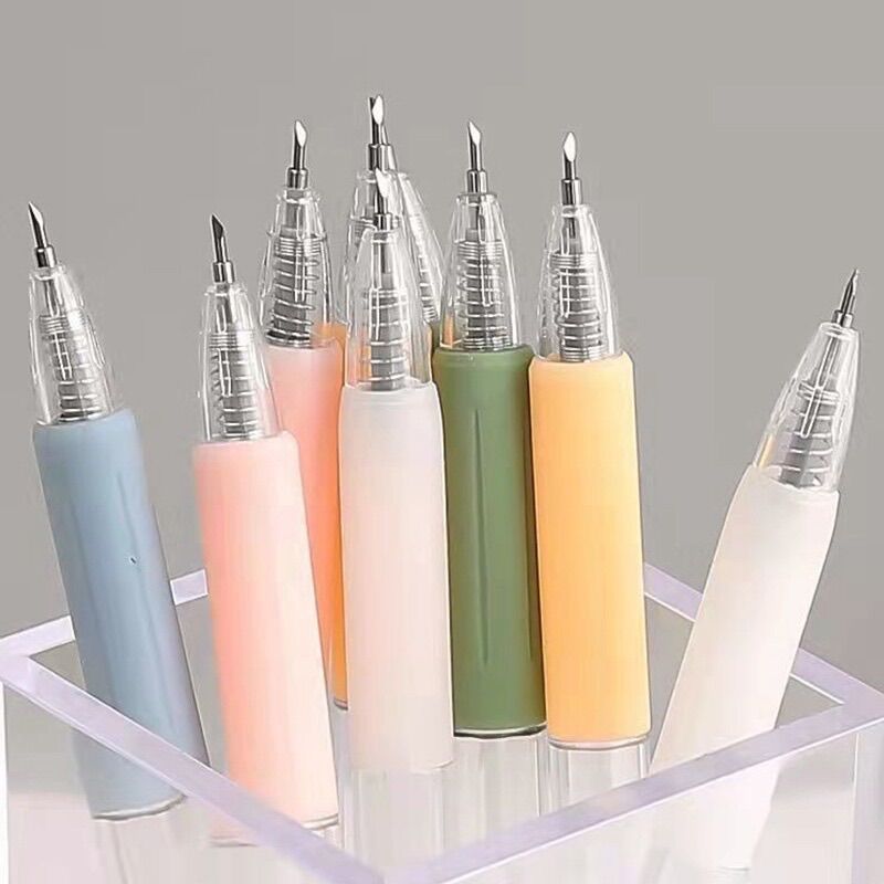 Dao cắt khắc sticker washi dạng bút bấm Diy