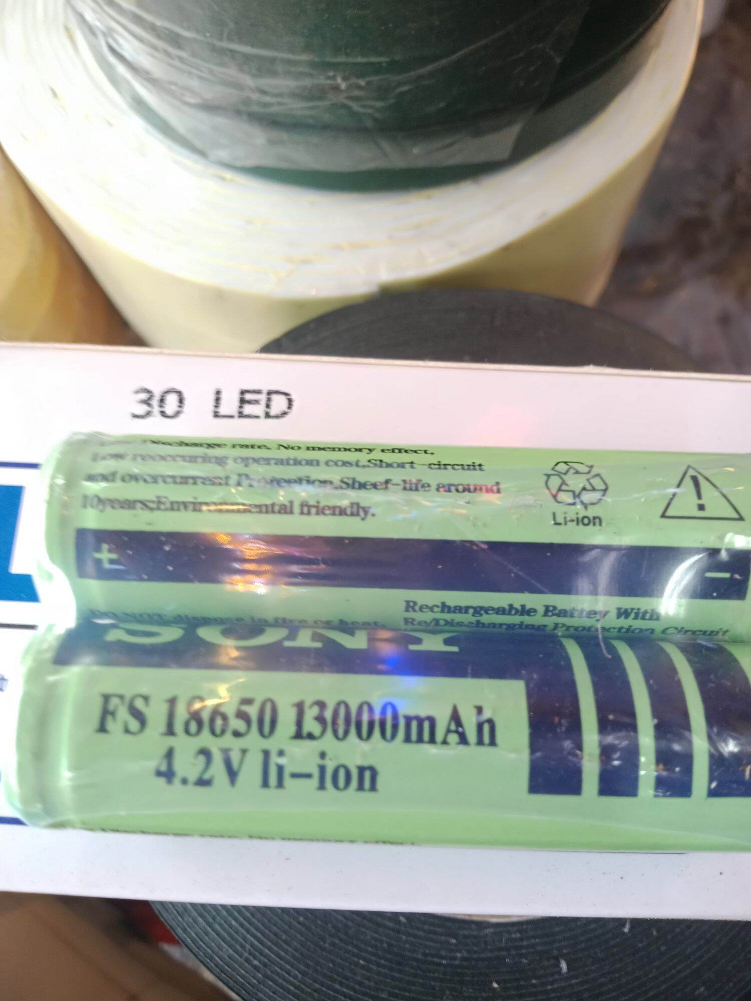 1 CẶP PIN SẠC 3V7 ( 4V2)