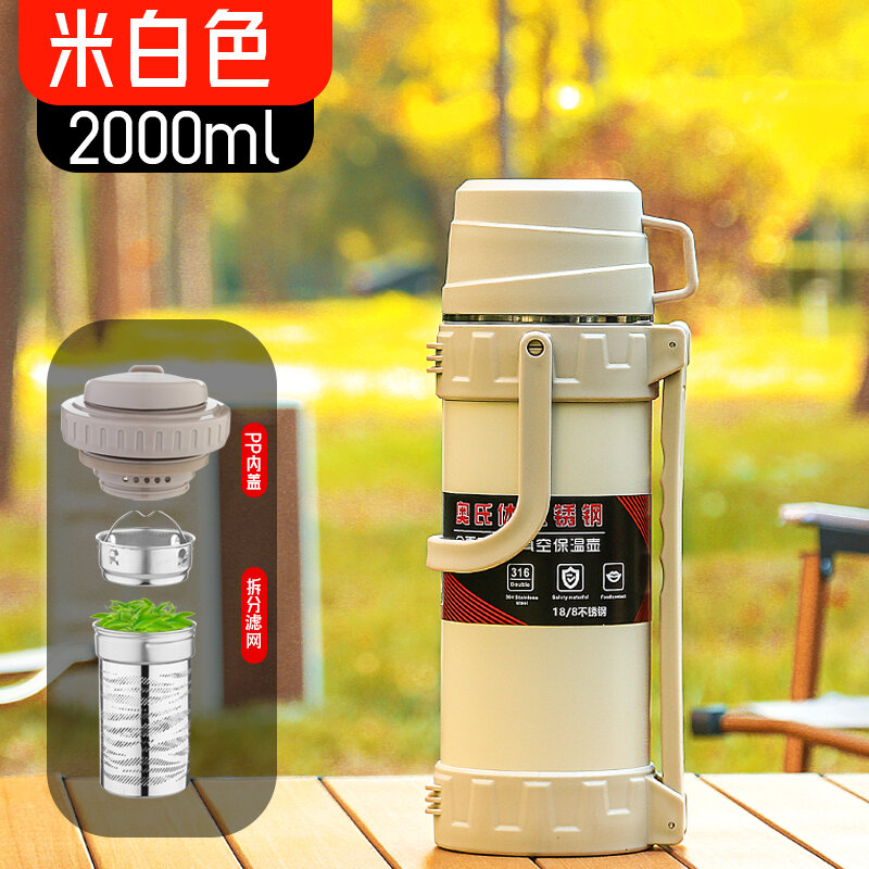 Bình giữ nhiệt inox 316 bình giữ nhiệt du lịch ngoài trời cho nam siêu to bình giữ nhiệt xe nữ bình giữ nhiệt gia dụng