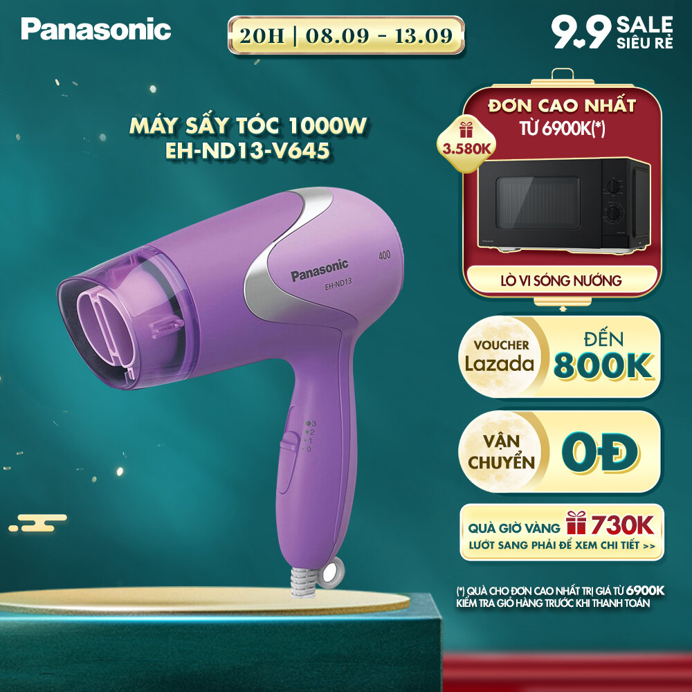 Máy Sấy Tóc Panasonic EH-ND13-V645 - Công suất 1000W - Bảo Hành Chính Hãng 12 tháng