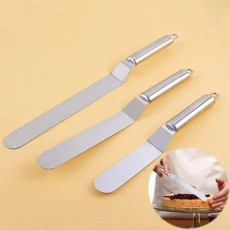 Nướng Bánh Inox Bánh Ngọt Thìa Di Động Bánh Kem Bơ Dụng Cụ Nhà Bếp Trang Trí Bánh Vật Dụng Nhà Bếp