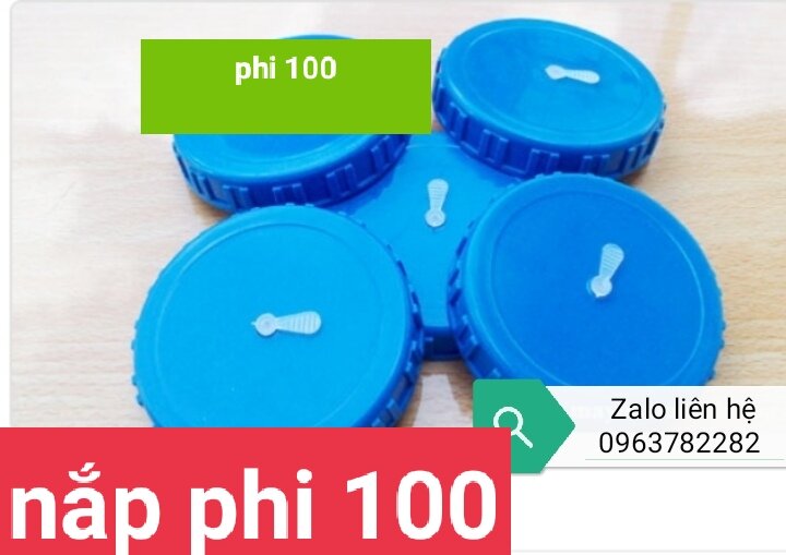10 nắp phi 100 bình 20l