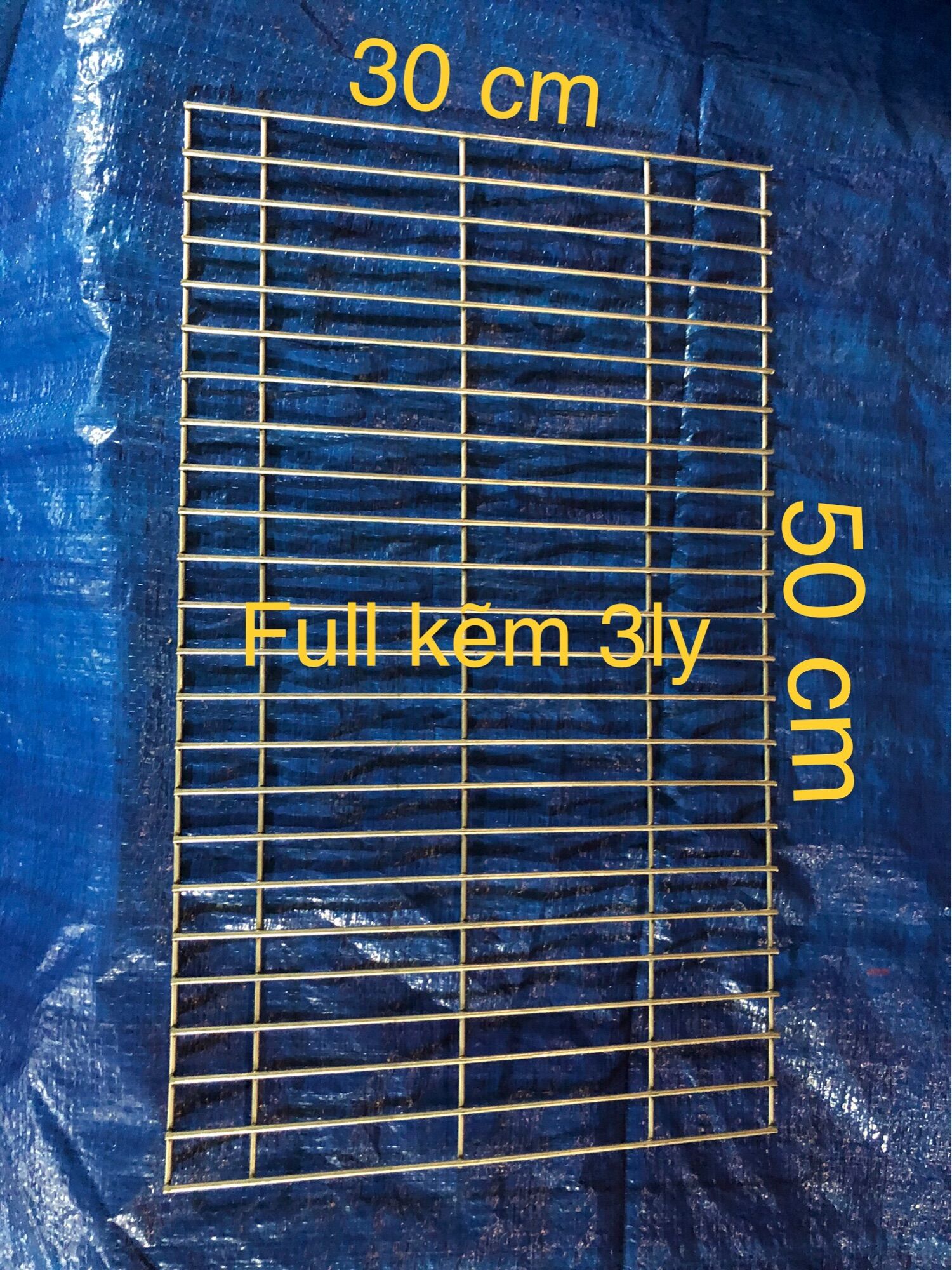 10 Tấm vách ngăn lồng nuôi thỏ ,bọ full kẽm 3ly nhúng nóng
