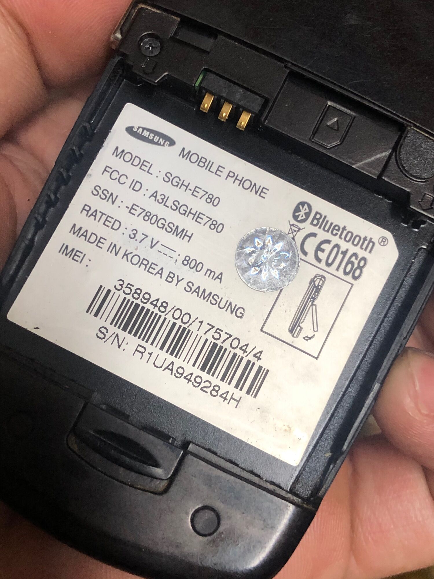 Samsung sgh-e780 original