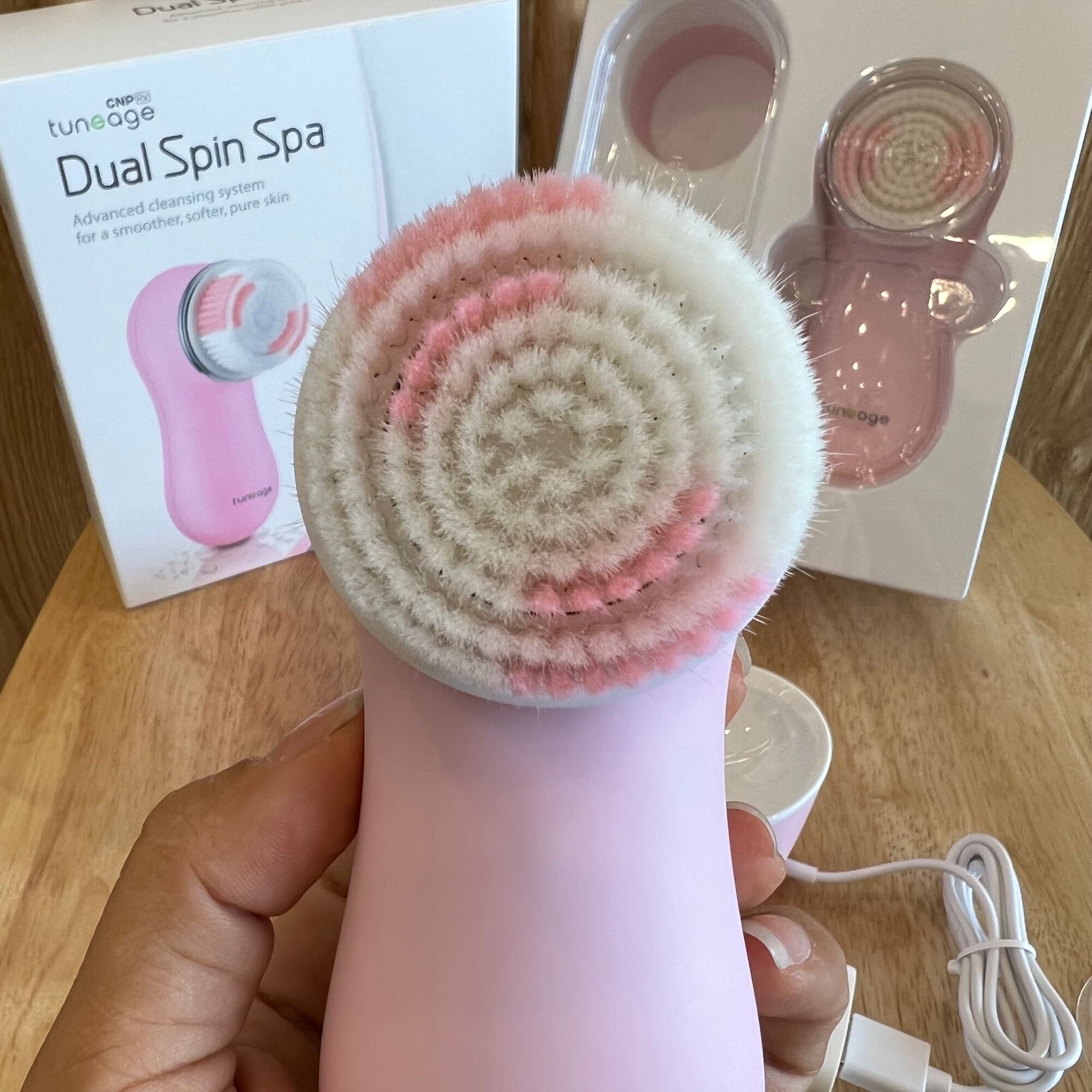 [HOT] MÁY RỬA MẶT TUNEAGE DUAL SPIN SPA LG MẪU MỚI ❤