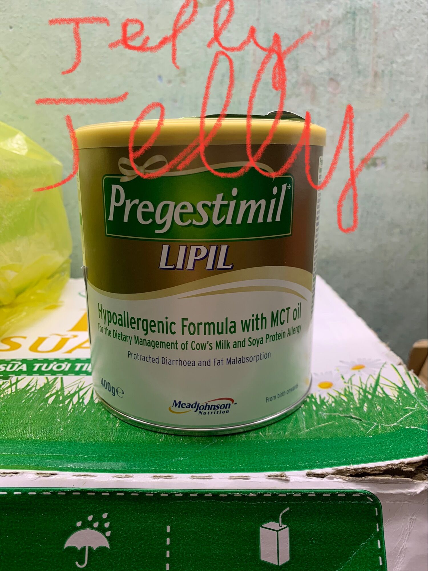 Sữa Pregestimil Lipil 400g Đạm Sữa Bò