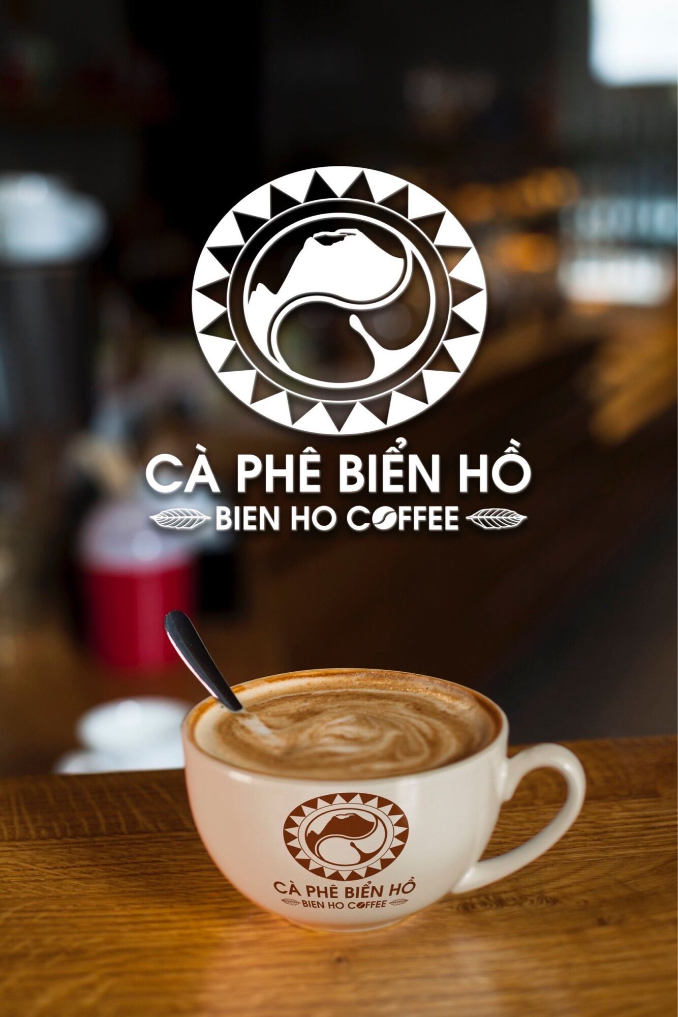 Cà Phê Biển Hồ-Bien Ho Coffee  cà phê Robusta rang xay nguyên chất 250g