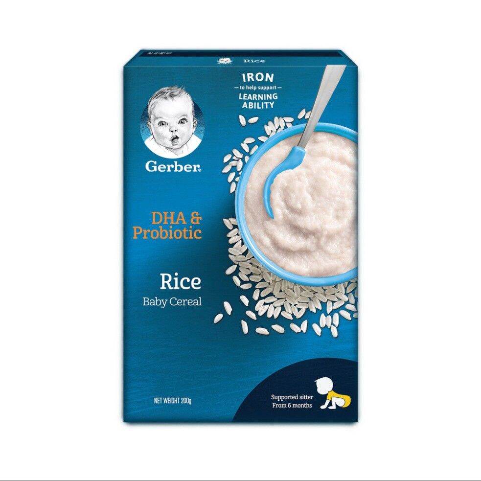 Bột ăn dặm gerber rice bột gạo 200g