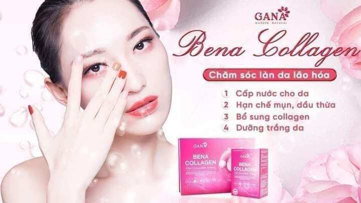 hộp 30 gói BeNa collagen GANA  chính hãng