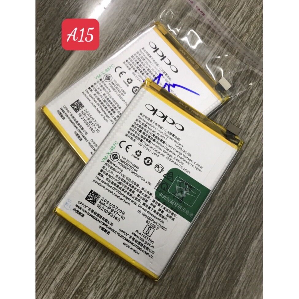 Pin oppo a15