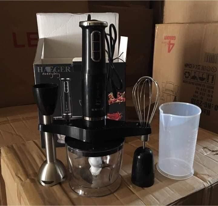 bộ máy xay cầm tay haeger đa năng kèm cối xay thịt