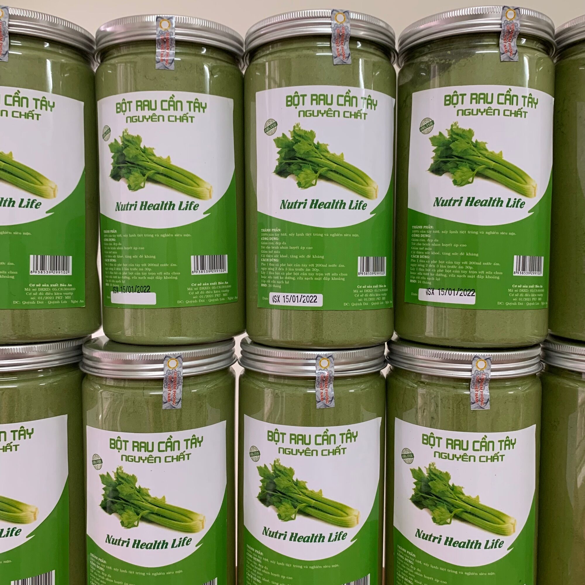Bột cần tây nguyên chất hộp 500g