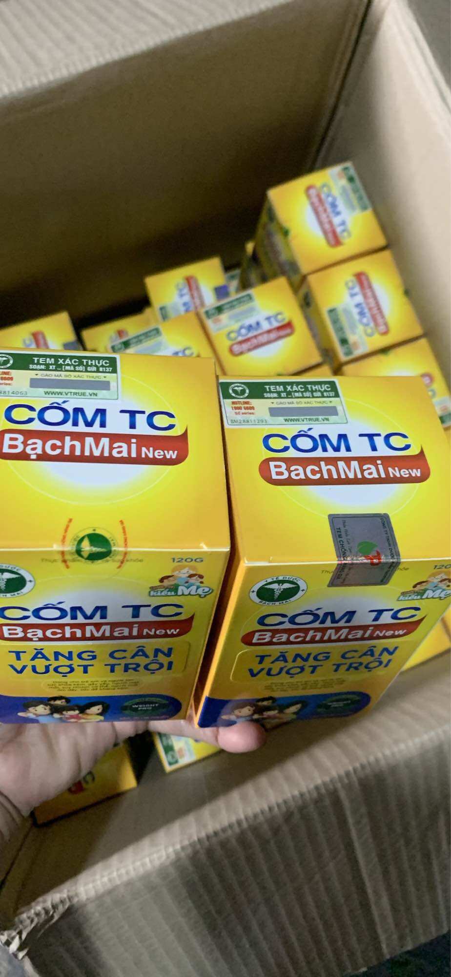Cốm tăng cân bạch mai.