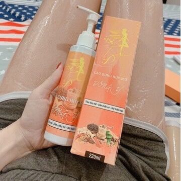 Cao gừng hủy mỡ Đông Y 220ml ( Kèm 1 cuộn nilong quấn bụng ủ nóng )
