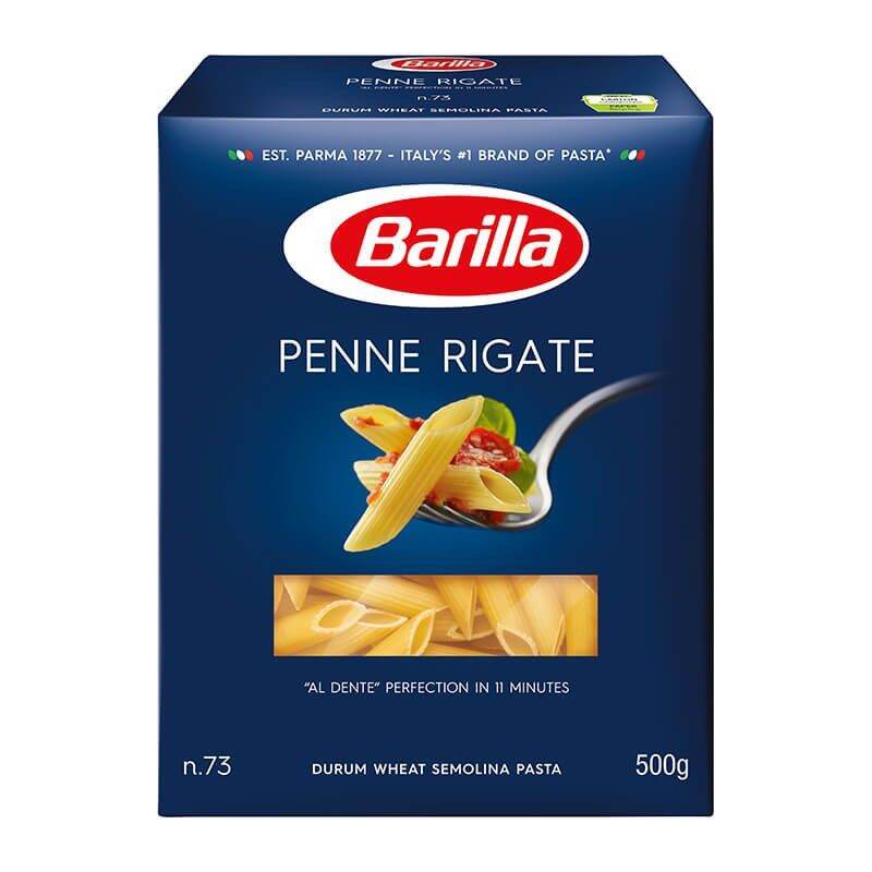 Nui Ý dạng ống tre hiệu Barilla 500g